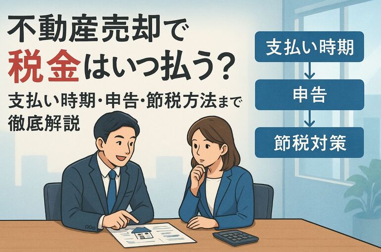 18不動産売却 税金 いつ払う